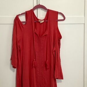 Style & Co. Vibrant Red top